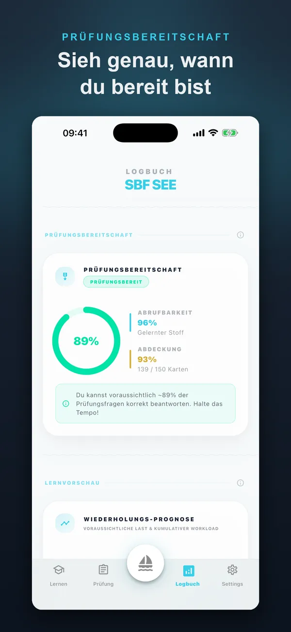 SKIPPR Logbuch mit Prüfungsbereitschaft