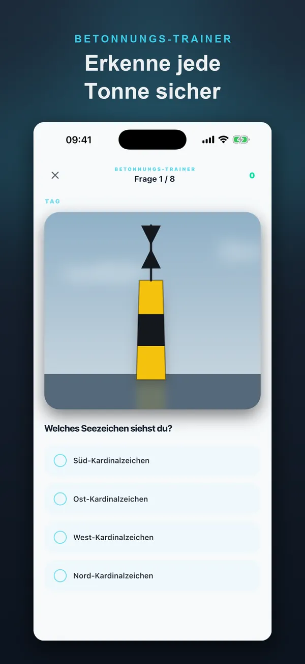 SKIPPR Betonnungs-Trainer — IALA-Seezeichen und Tonnen sicher erkennen